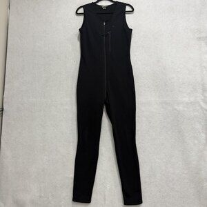Mountain Equipment Co-op Fleece Unitard Womens Medium Black One Piece Base Zip